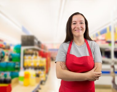 süpermarkette çapraz kollar