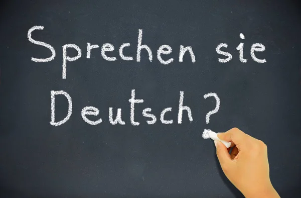 Språkinlärning - tyska — Stockfoto