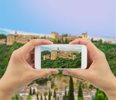 granada şehrinde fotoğraf çekme