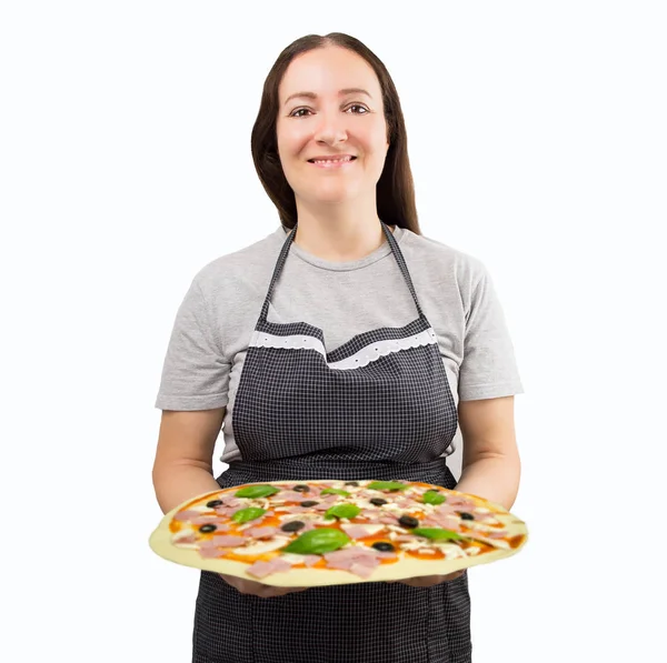 Aujourd'hui, nous allons cuisiner pizza — Photo