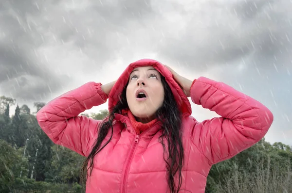 La tormenta me atrapó —  Fotos de Stock