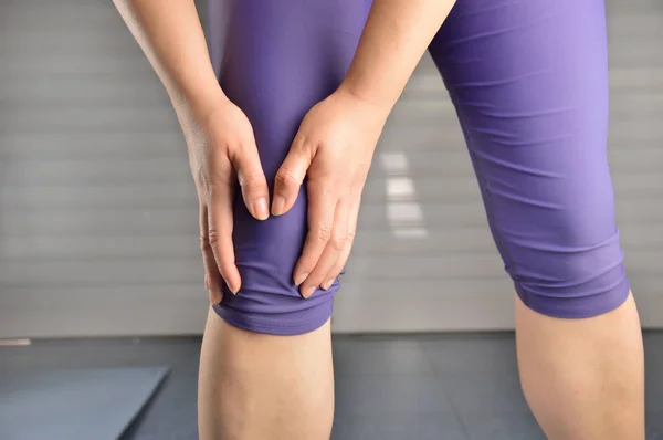 Injury in my knee — Stock Photo, Image