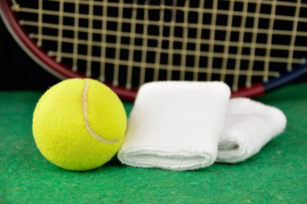 Klaar voor de tenniswedstrijd — Stockfoto