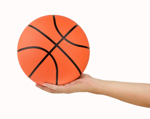 Showing basketball ball Stock Image