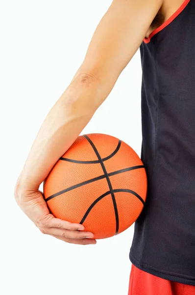 Rückansicht eines Basketballspielers — Stockfoto