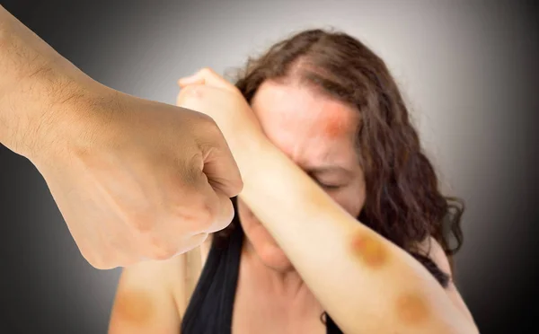 The domestic violence — Stock Photo, Image