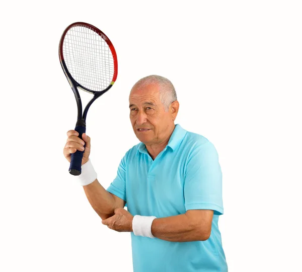 Спортсмен потерпілої теніс — стокове фото
