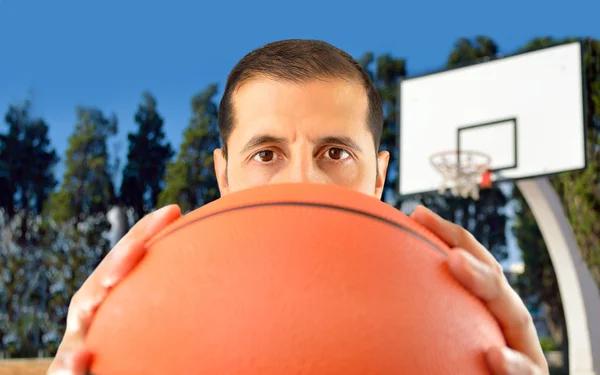 Laat s spelen basketbal — Stockfoto