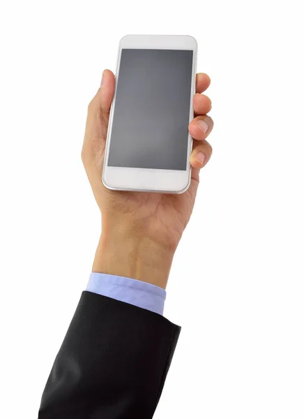 Holding a business phone — Stock Photo, Image