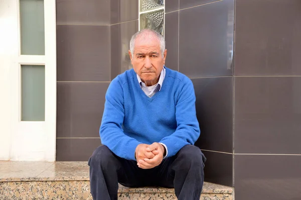 Portrait of elderly man — Stock Photo, Image