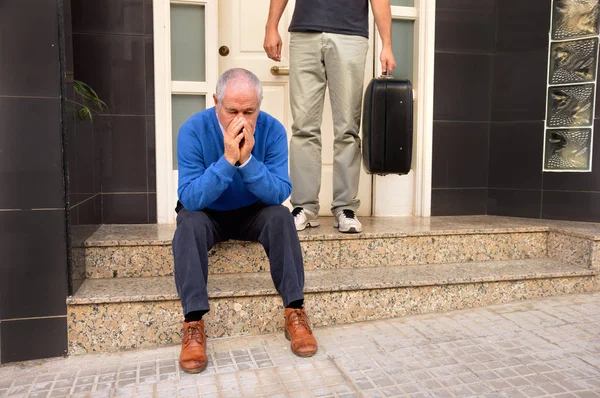 Expelled of the family home — Stock Photo, Image