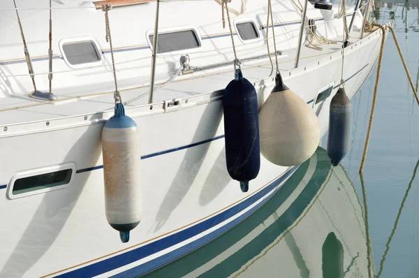 Closeup of sailboat — Stock Photo, Image