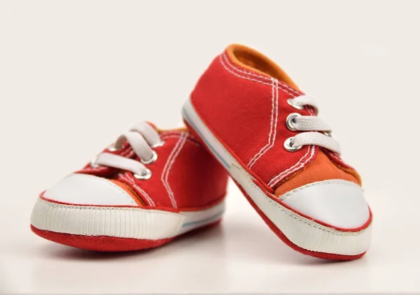 Pair of baby sneakers — Stock Photo, Image