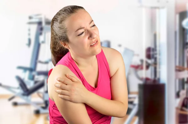 My shoulder hurts — Stock Photo, Image