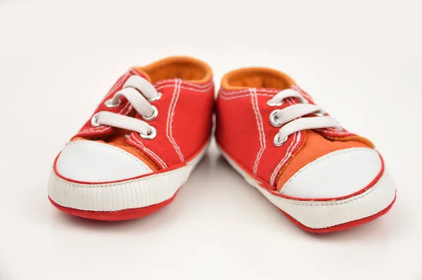 Paar Baby-Turnschuhe — Stockfoto