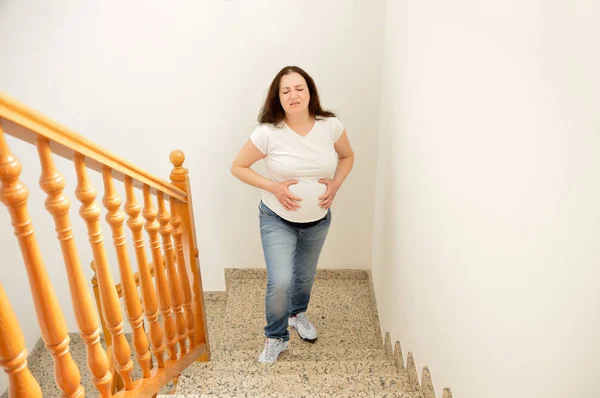 Smärta på graviditet — Stockfoto