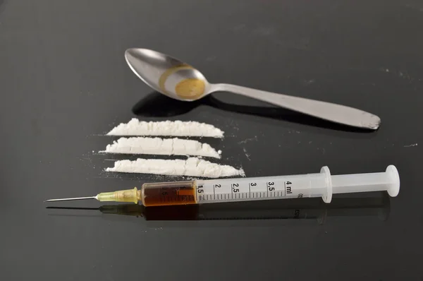 Consumptie van drugs — Stockfoto