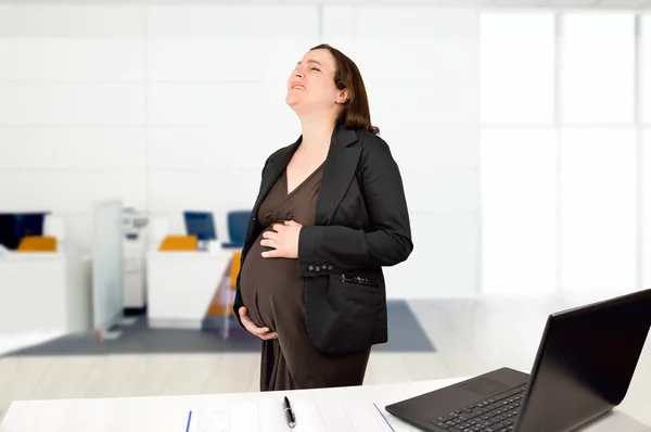 Smärta i office — Stockfoto