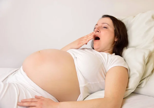 Pregnant tired — Stock Photo, Image