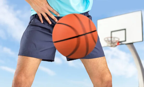 Ball hit the crotch — Stock Image Ball hit the crotch Royalty Free Stock Images