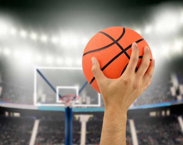 Tendangan bebas basket — Stok Foto