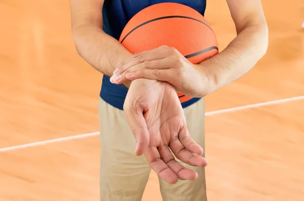 Pemutar Basket Terluka — Stok Foto