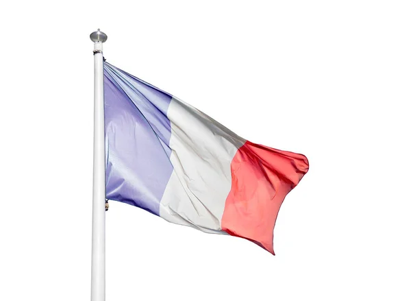 Флаг Франции изолирован — стоковое фото