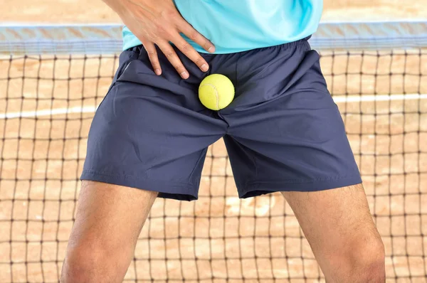 Ball hit the crotch — Stock Image Ball hit the crotch Stock Photo