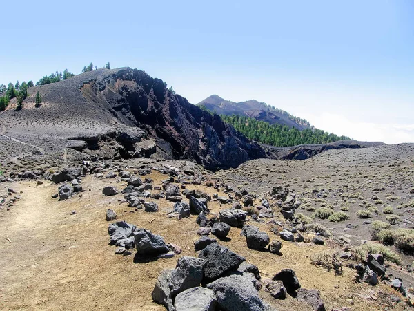 Volcanic craters La Palma — Stock Photo, Image