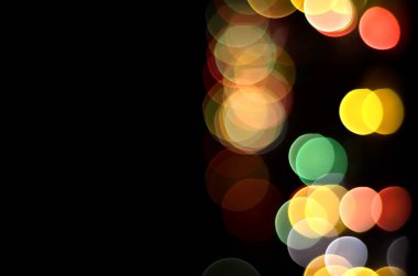 Soyut dairesel bokeh arkaplanı