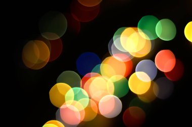 Soyut dairesel bokeh arkaplanı