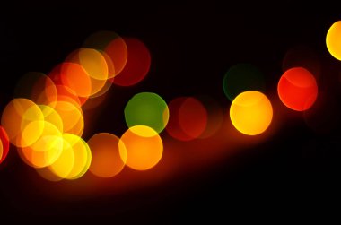 Soyut dairesel bokeh arkaplanı