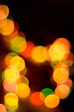 Soyut dairesel bokeh arkaplanı