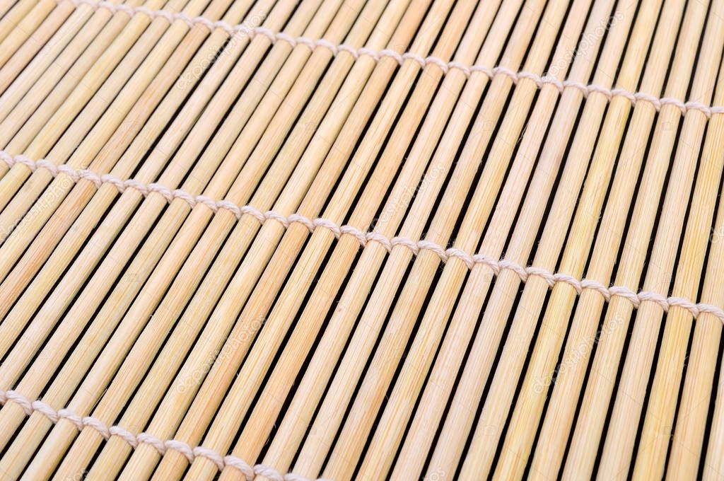 Sushi Maki Rolling Bamboo Mat Texture Stock Photo C Shahril