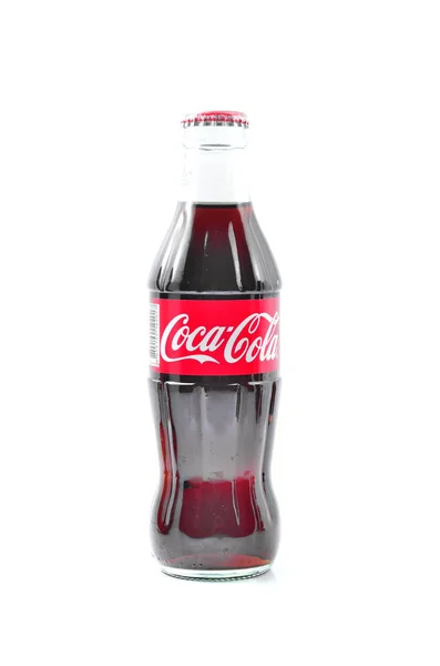 Pahang Malaysia January 2015 Glass Bottle Coca Cola Classic Coca — Stock Photo, Image