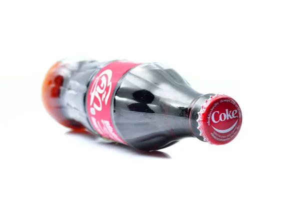 Pahang Malaysia January 2015 Glass Bottle Coca Cola Classic Coca — Stock Photo, Image