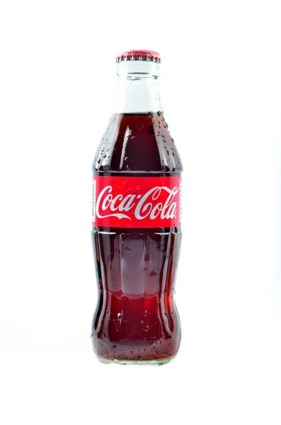 Pahang Malaysia January 2015 Glass Bottle Coca Cola Classic Coca — Stock Photo, Image