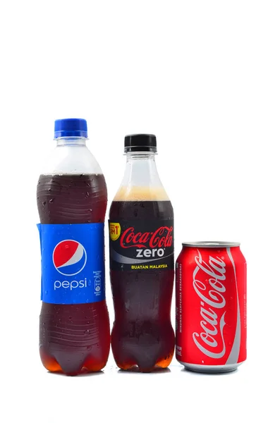 Pahang Malaysia Janeiro 2015 Pepsi Coca Cola Refrigerantes Desde Década — Fotografia de Stock