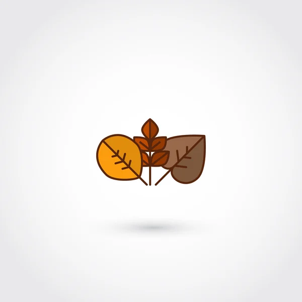 Vettore bello autunno moderno lascia autunno decorativo sfondo banner — Vettoriale Stock