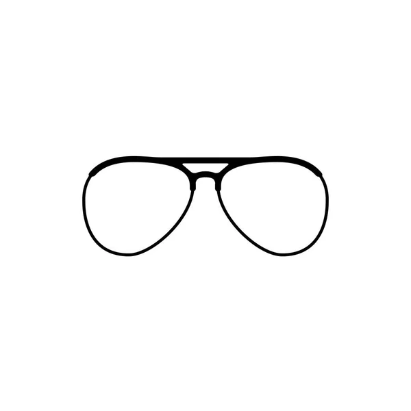 Vektör havacı güneş gözlüğü simgesi — Stok Vektör
