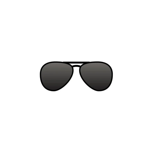 Vektor aviator napszemüveg ikon — Stock Vector