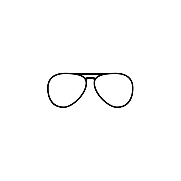 Icône de lunettes de soleil aviateur vectoriel — Image vectorielle