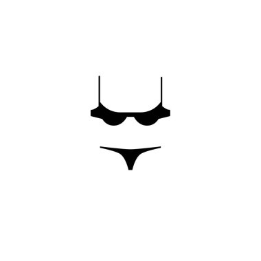 Siyah anahat. Sutyen ve külot tasarım