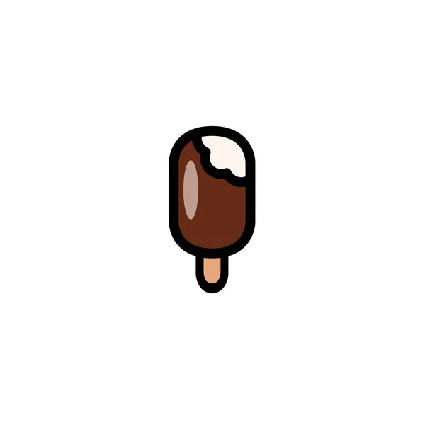 Popová ikona lesklý zmrzlina — Stockový vektor