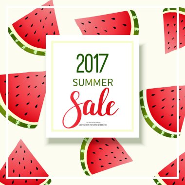 Yaz Satılık hat karpuz arka plan tasarım