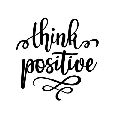 Pozitif vektör ilham motivasyonel teklif yazı tasarımı düşünüyorum