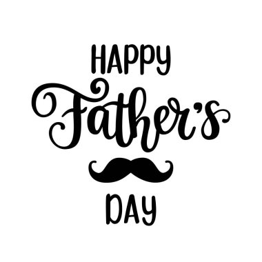 Mutlu baba s gün vektör tatil yazı. Tebrikler Hat sanatı modern tasarım