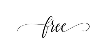 Free modern pen calligraphy inspiration word quote