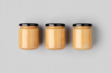 Fıstık, badem, fıstık ezmesi kavanozu maketi..