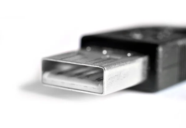 Detalj av USB-kontakt — Stockfoto